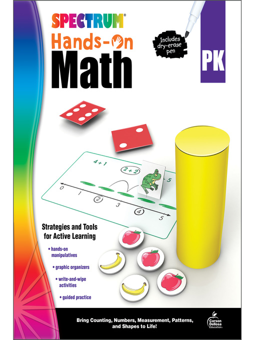 Cover image for Spectrum Hands-On Math , Grade PK